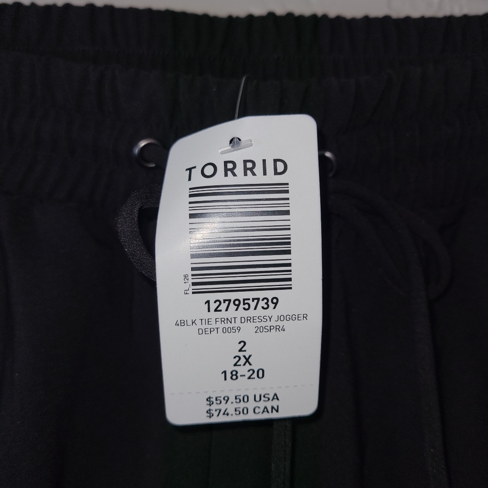 Women's Black Jogger Pants - Picture 5 of 7